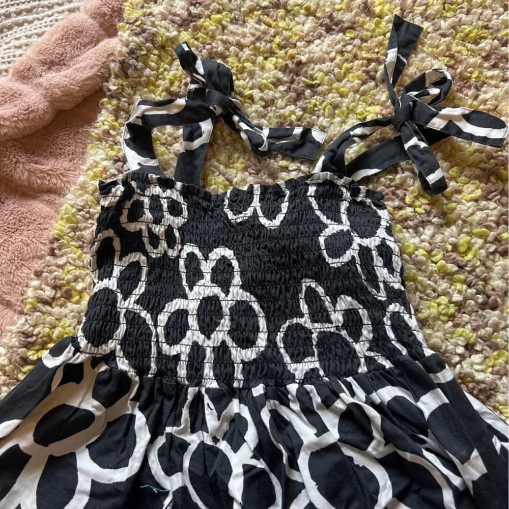 Lazy Oaf Black and White Maxi Dress